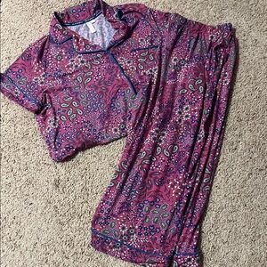 Joyspun paisley pajama set size 2x